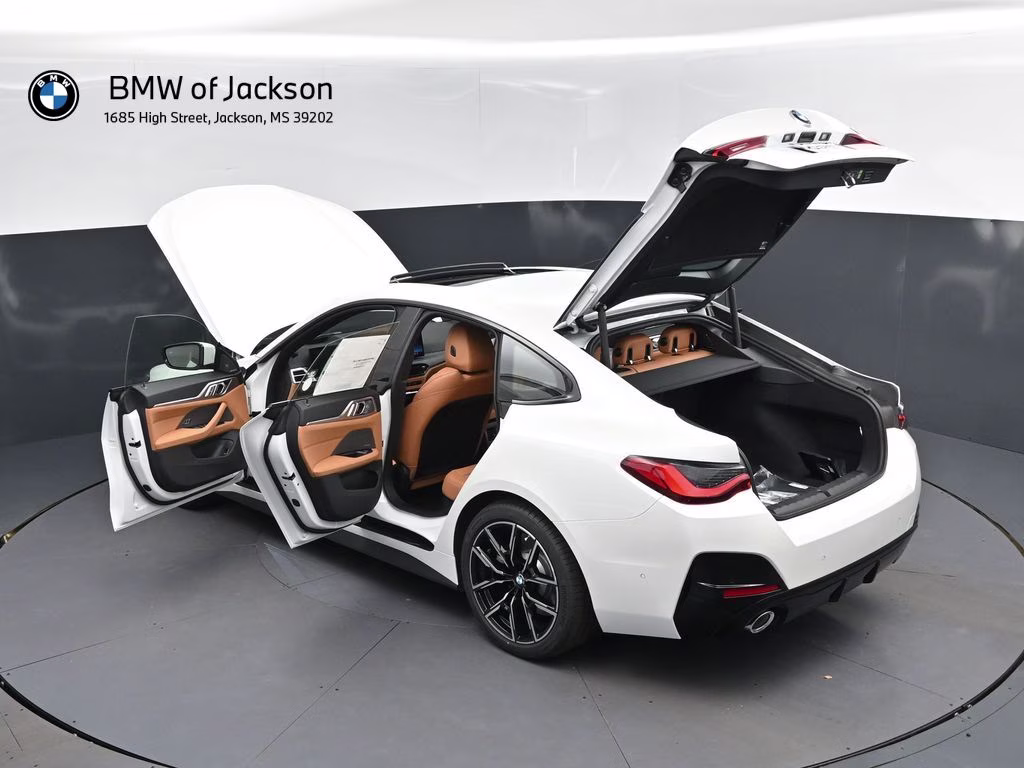 2026 Mineral White Metallic BMW 4 Series 430i Gran Coupe RWD Hatchback