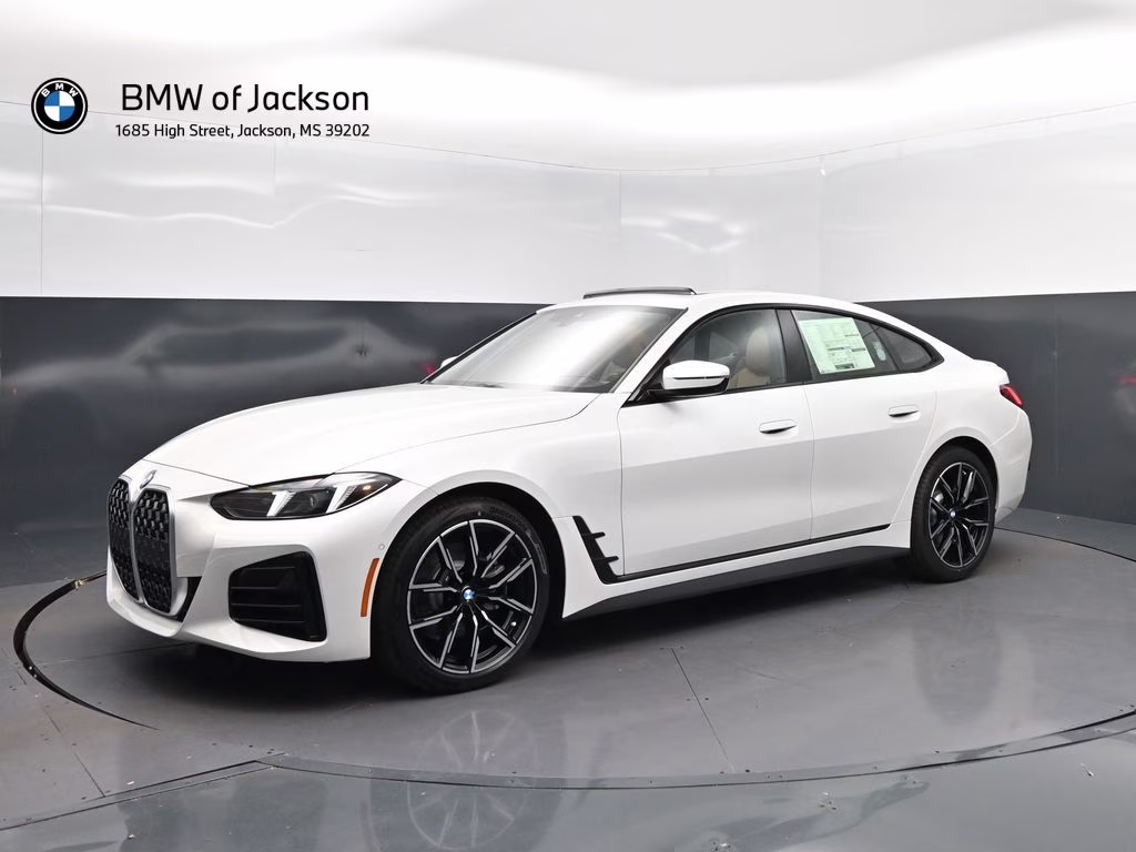 2026 Mineral White Metallic BMW 4 Series 430i Gran Coupe RWD Hatchback