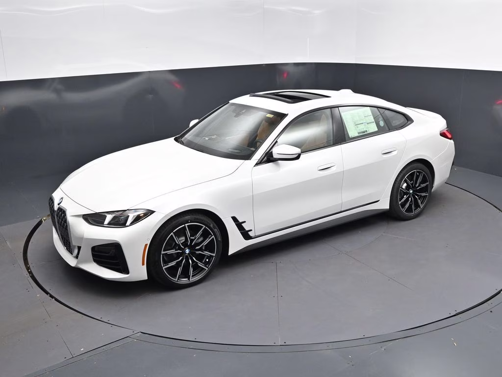 2026 Mineral White Metallic BMW 4 Series 430i Gran Coupe RWD Hatchback