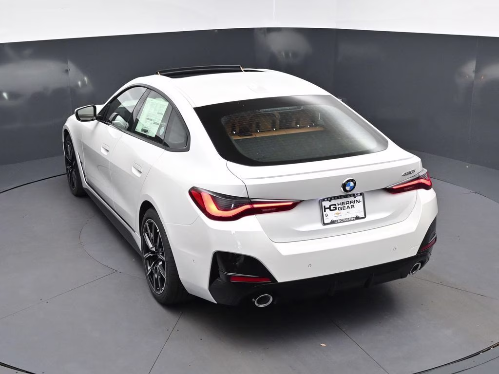 2026 Mineral White Metallic BMW 4 Series 430i Gran Coupe RWD Hatchback