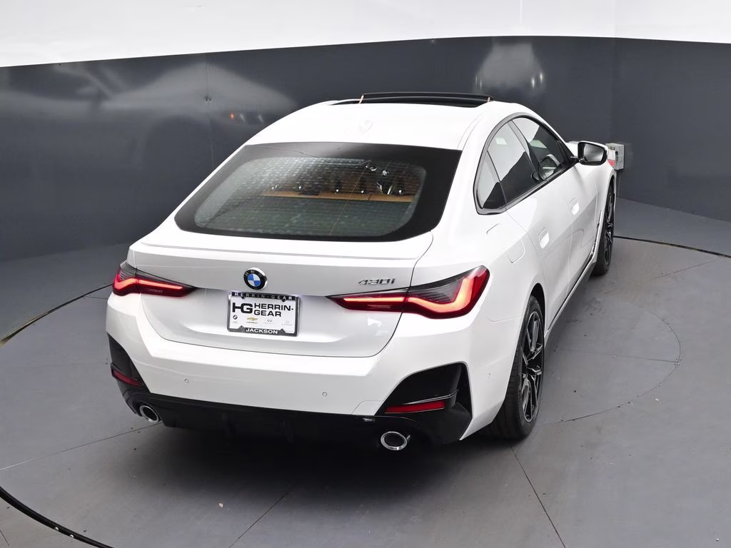 2026 Mineral White Metallic BMW 4 Series 430i Gran Coupe RWD Hatchback