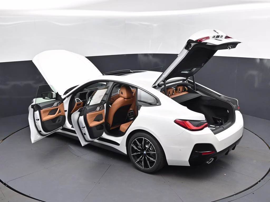 2026 Mineral White Metallic BMW 4 Series 430i Gran Coupe RWD Hatchback