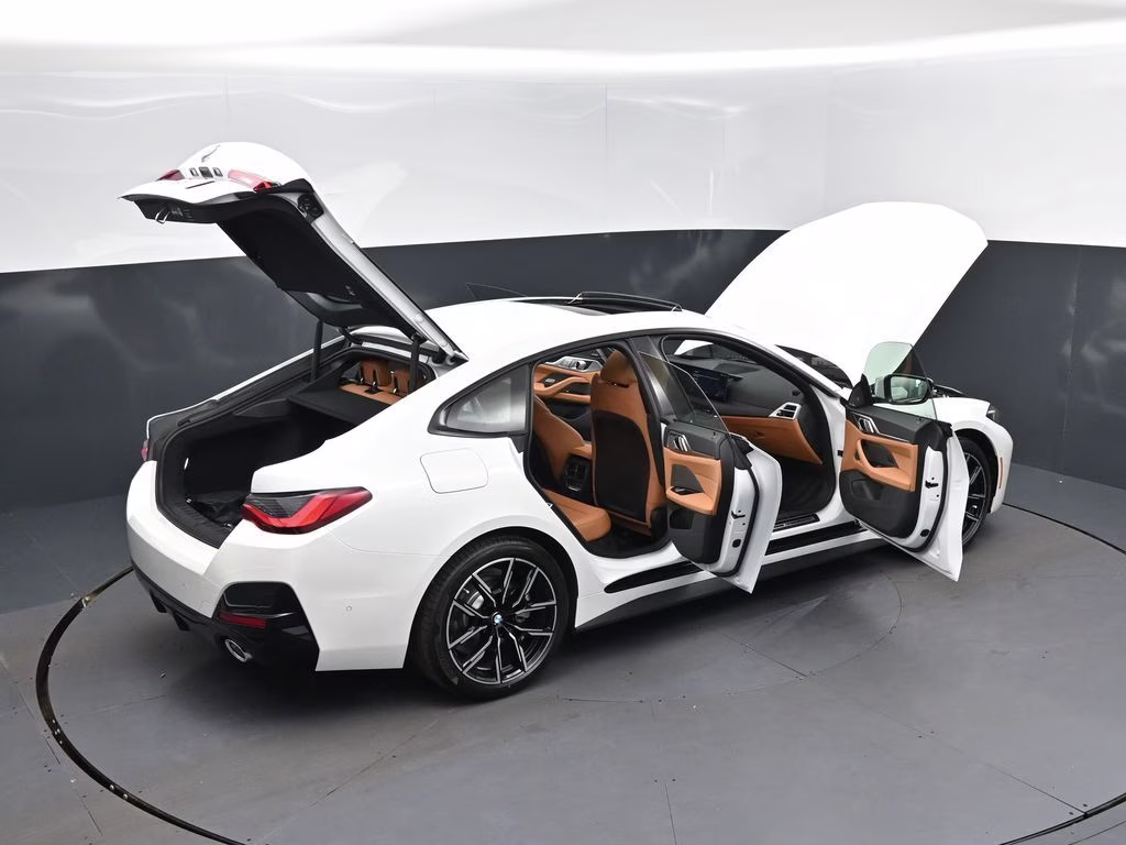 2026 Mineral White Metallic BMW 4 Series 430i Gran Coupe RWD Hatchback