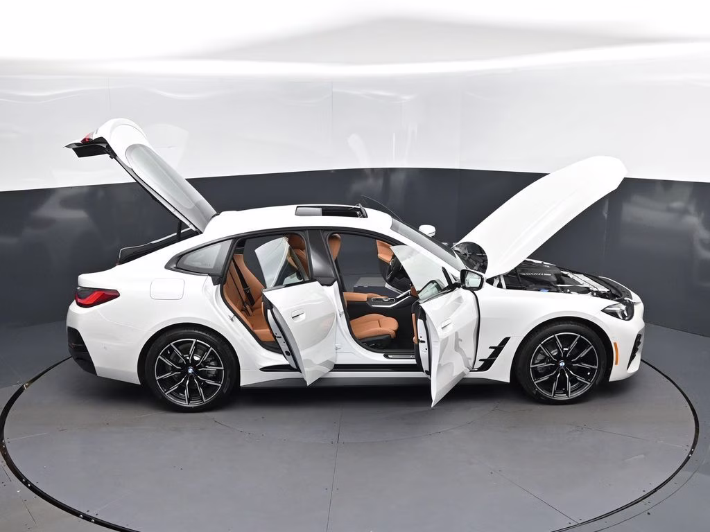 2026 Mineral White Metallic BMW 4 Series 430i Gran Coupe RWD Hatchback