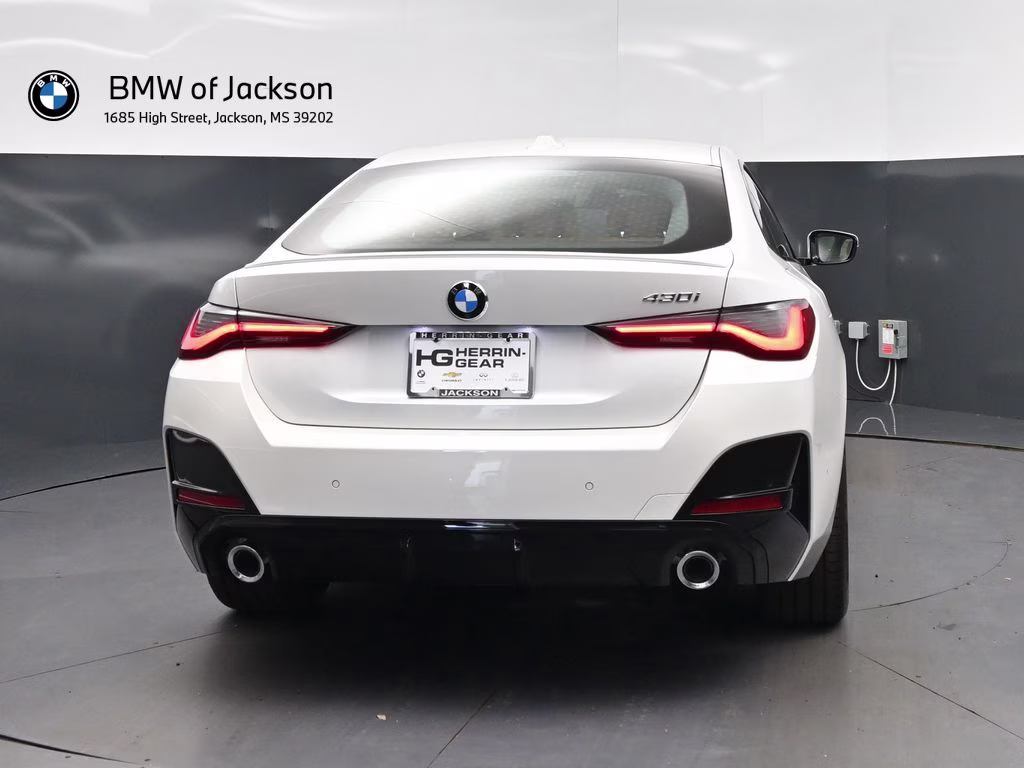 2026 Mineral White Metallic BMW 4 Series 430i Gran Coupe RWD Hatchback