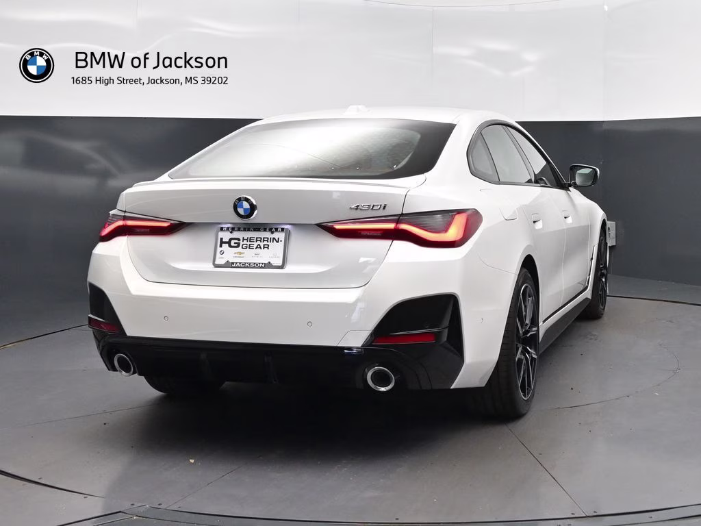 2026 Mineral White Metallic BMW 4 Series 430i Gran Coupe RWD Hatchback