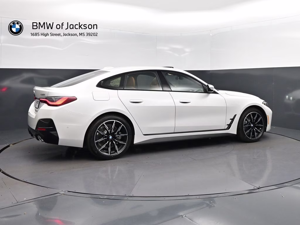 2026 Mineral White Metallic BMW 4 Series 430i Gran Coupe RWD Hatchback