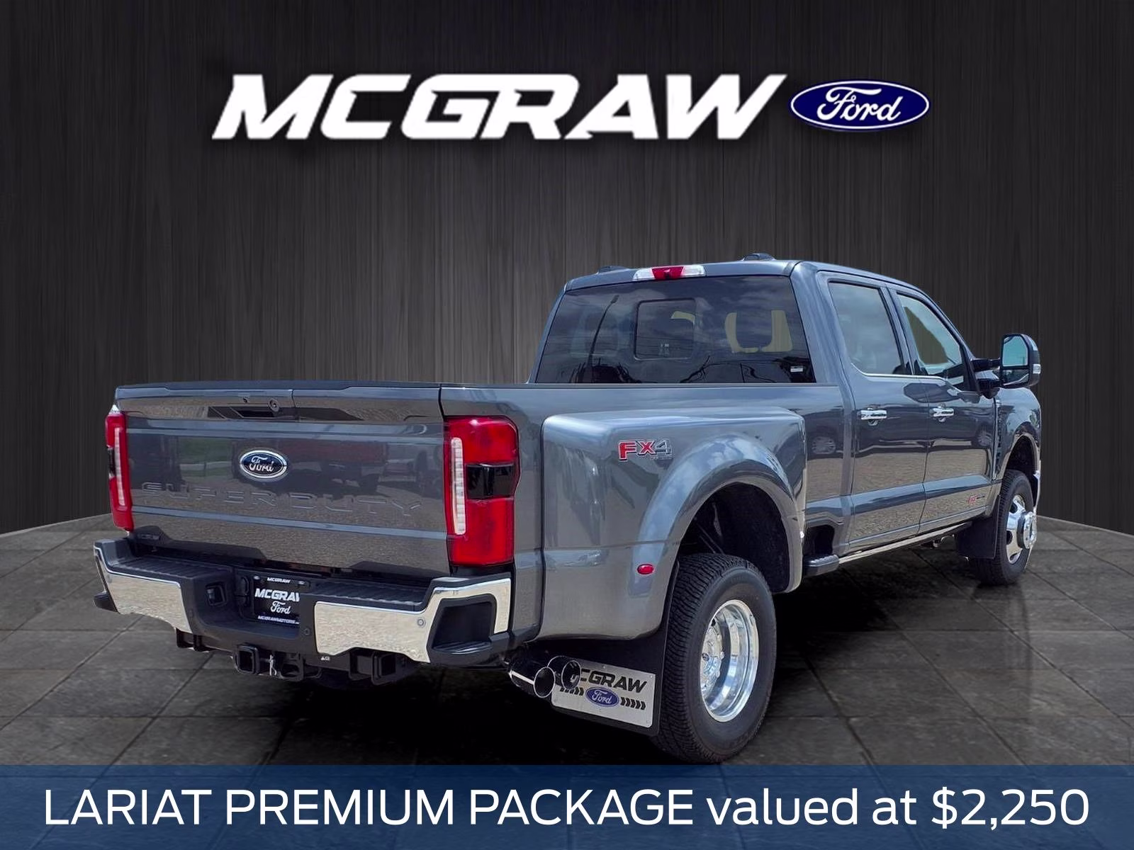2026 Gray Metallic Ford Super Duty F-350 DRW Lariat 4X4 Truck