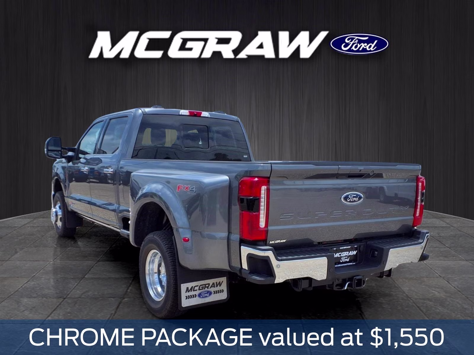 2026 Gray Metallic Ford Super Duty F-350 DRW Lariat 4X4 Truck
