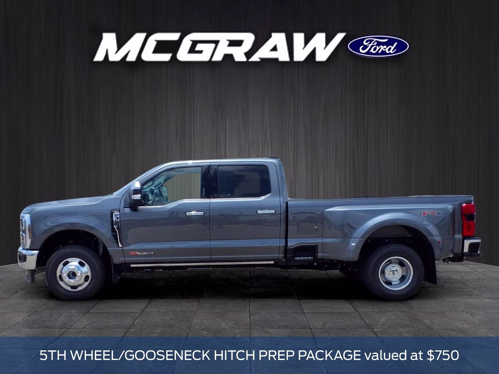 2026 Gray Metallic Ford Super Duty F-350 DRW Lariat 4X4 Truck