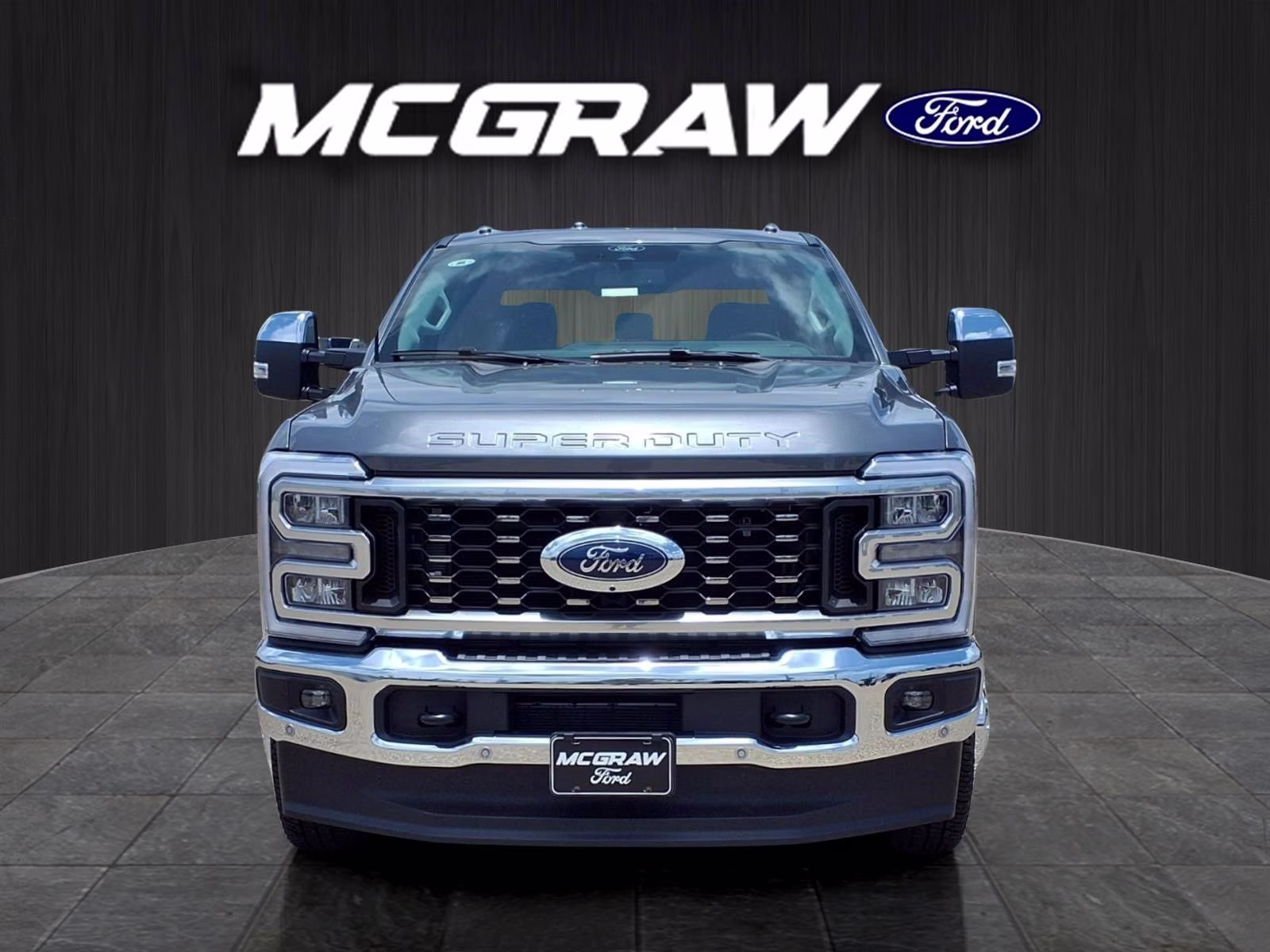 2026 Gray Metallic Ford Super Duty F-350 DRW Lariat 4X4 Truck