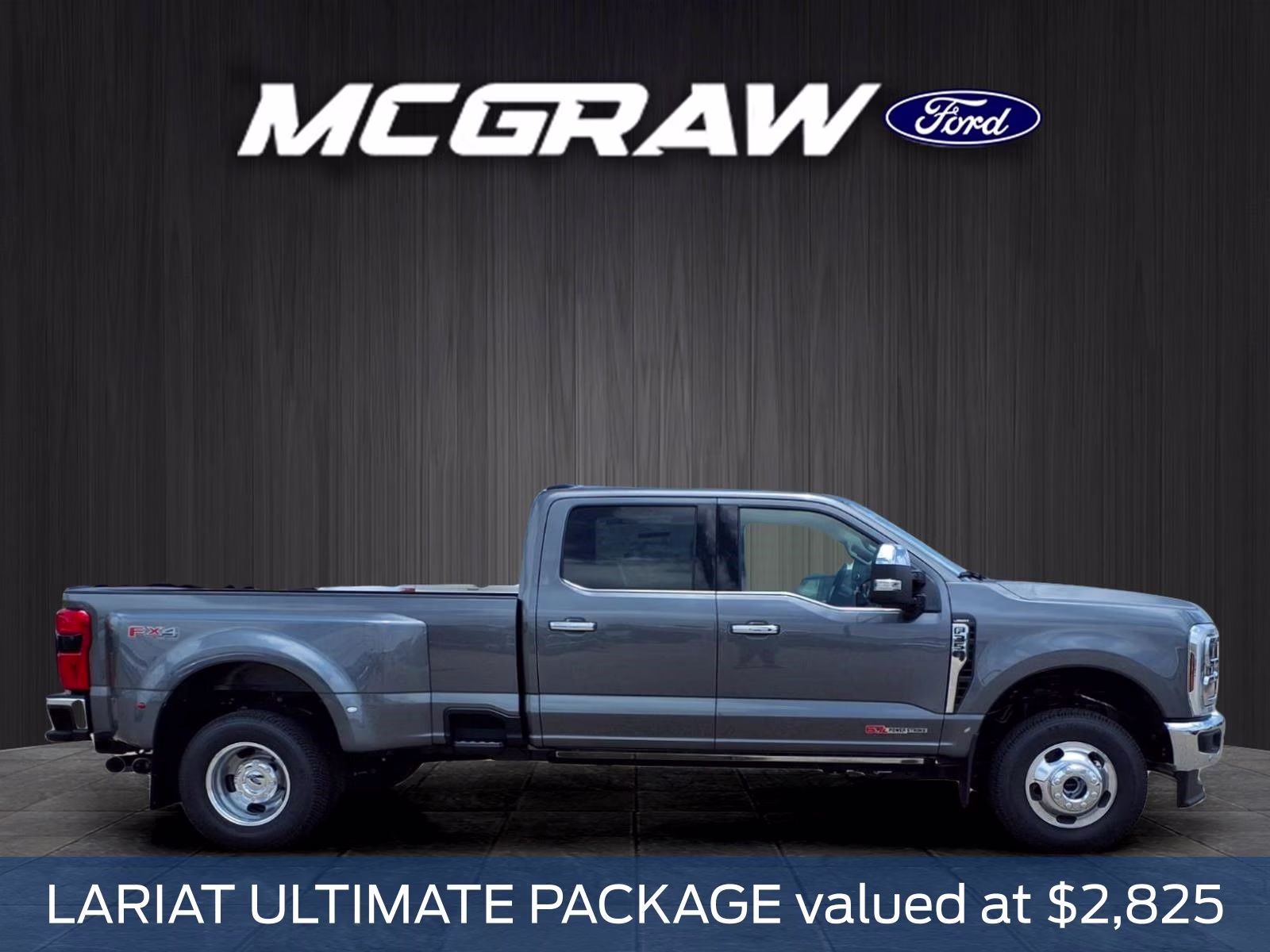 2026 Gray Metallic Ford Super Duty F-350 DRW Lariat 4X4 Truck