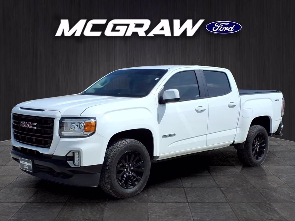 2022 SUMMIT WHITE GMC Canyon 4WD Elevation 4X4 Truck
