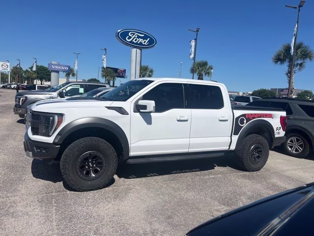 2022 Oxford White Ford F-150 Raptor 4X4 Truck