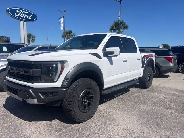 2022 Oxford White Ford F-150 Raptor 4X4 Truck