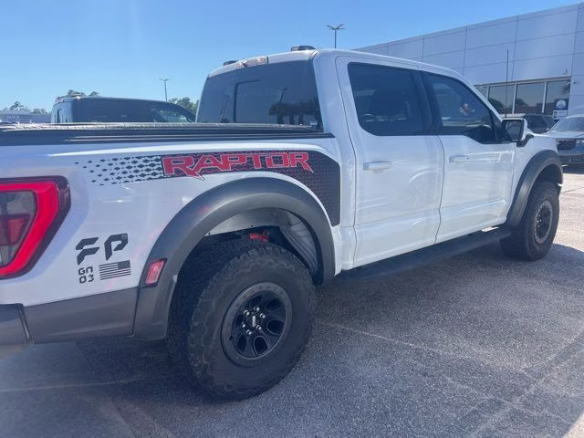 2022 Oxford White Ford F-150 Raptor 4X4 Truck
