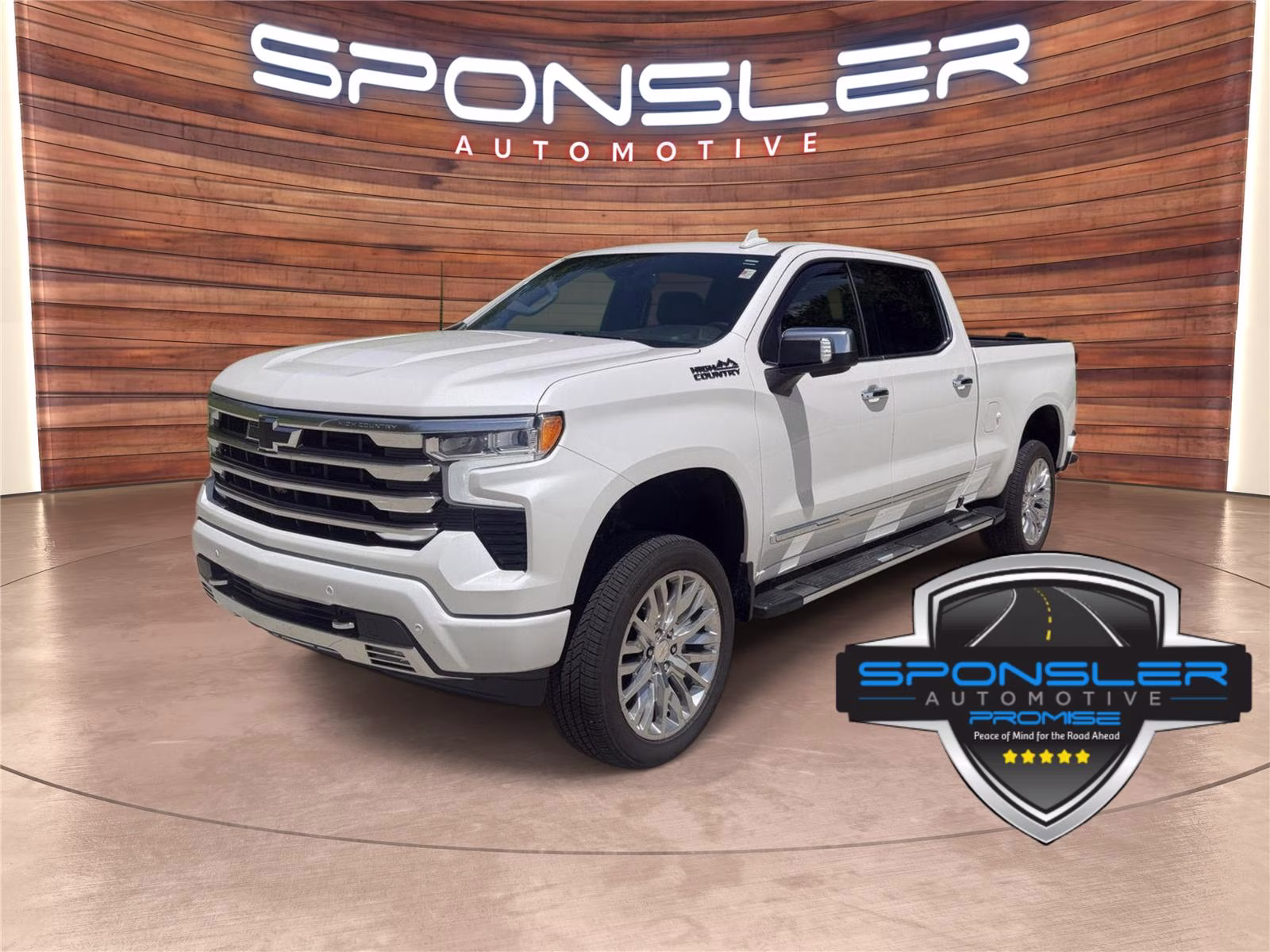 2025 Iridescent Pearl Tricoat Chevrolet Silverado 1500 High Country 4X4 Truck