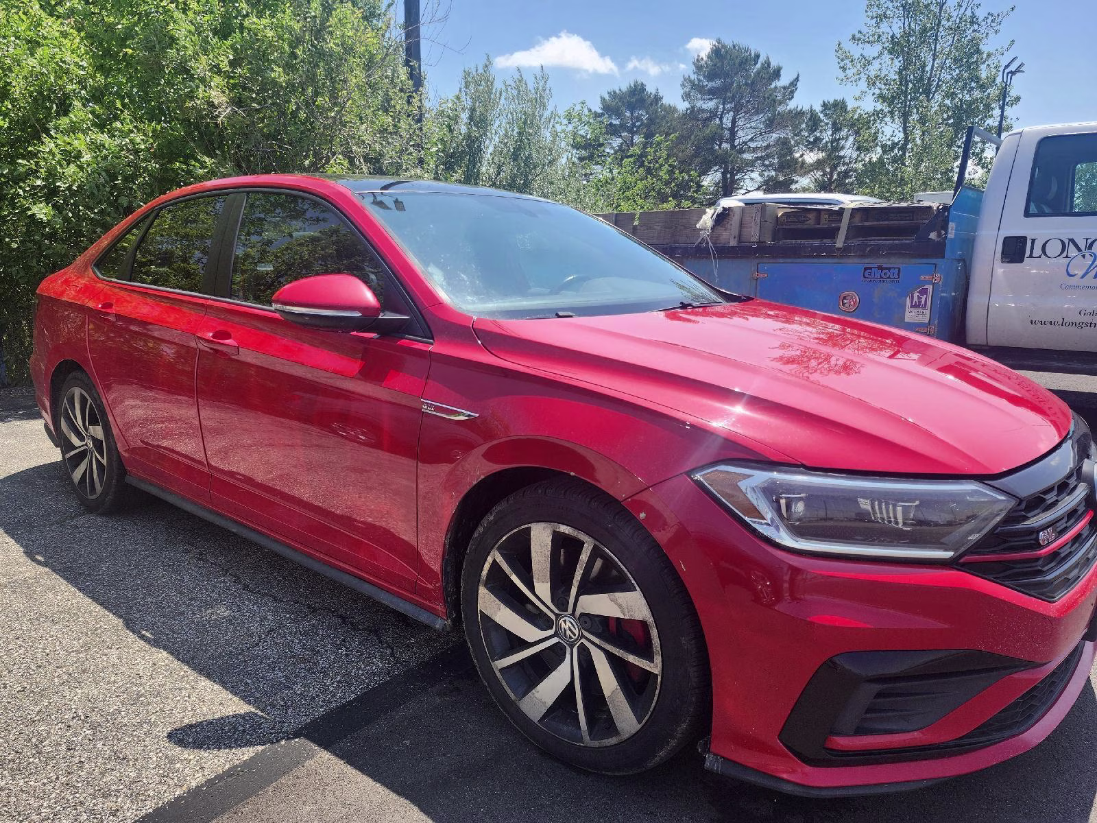 2019 Tornado Red Volkswagen Jetta GLI Autobahn FWD Sedan