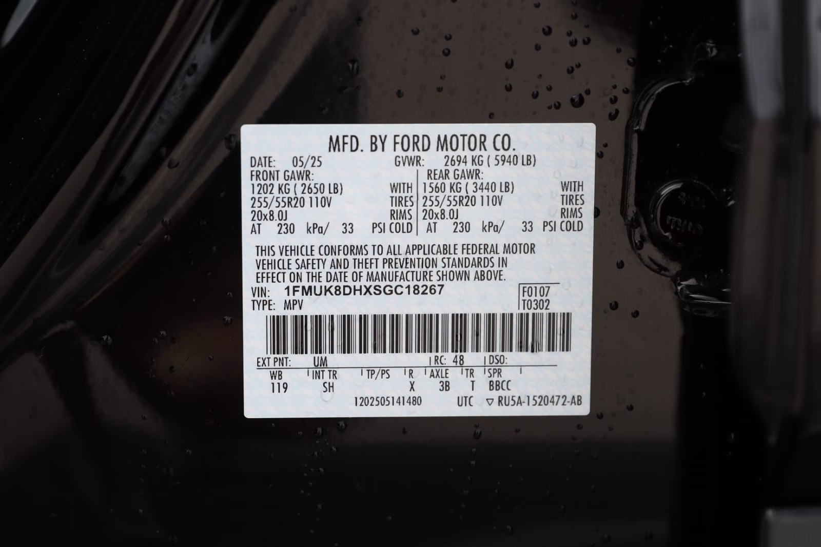 2025 Agate Black Ford Explorer Active 4X4 SUV