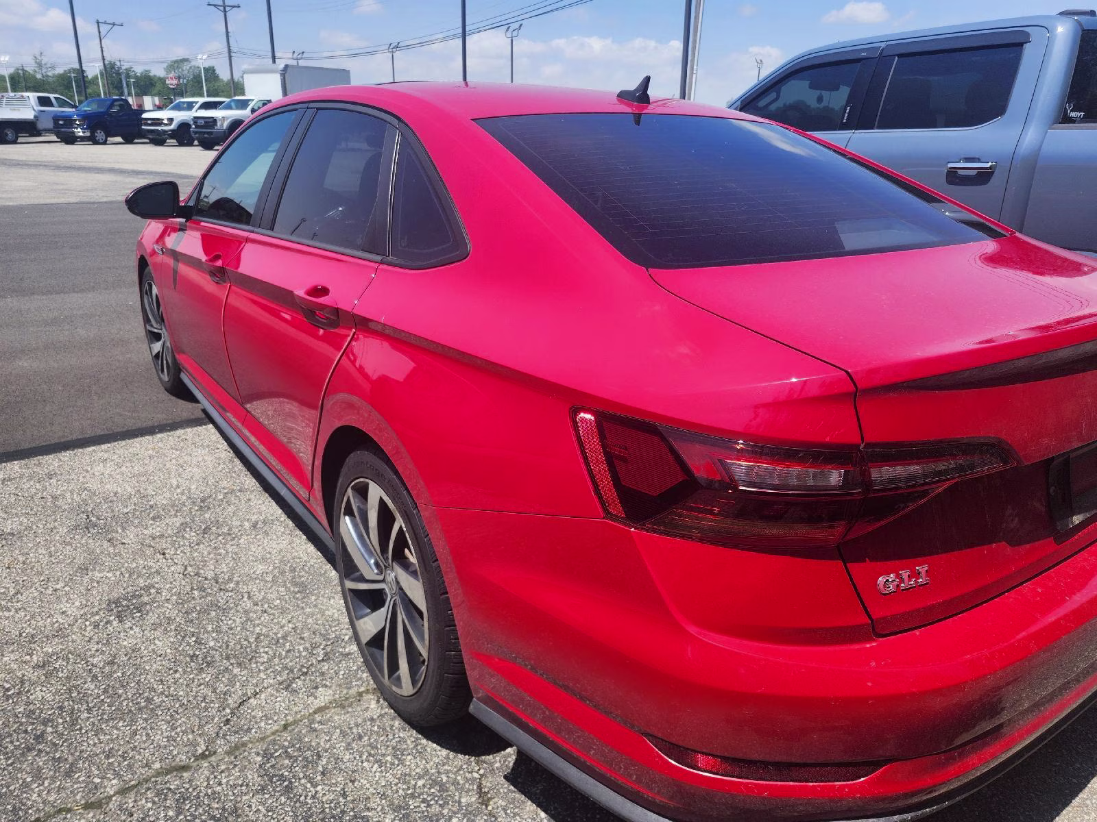 2019 Tornado Red Volkswagen Jetta GLI Autobahn FWD Sedan