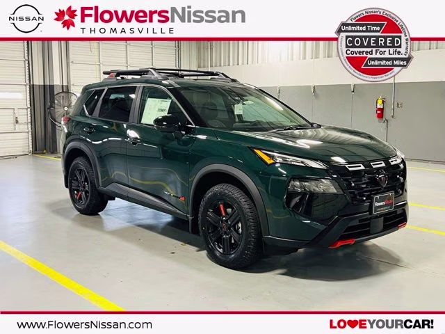 2026 Obsidian Green Nissan Rogue Rock Creek AWD SUV