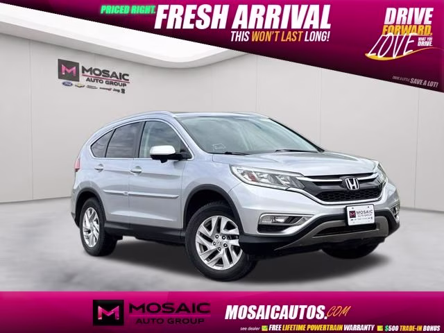 2016 Alabaster Silver Metallic Honda CR-V EX-L AWD SUV