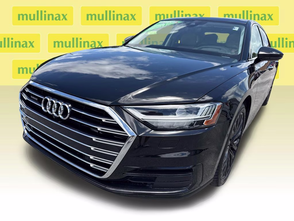 2019 Mythos Black Metallic Audi A8 L 55 AWD Sedan