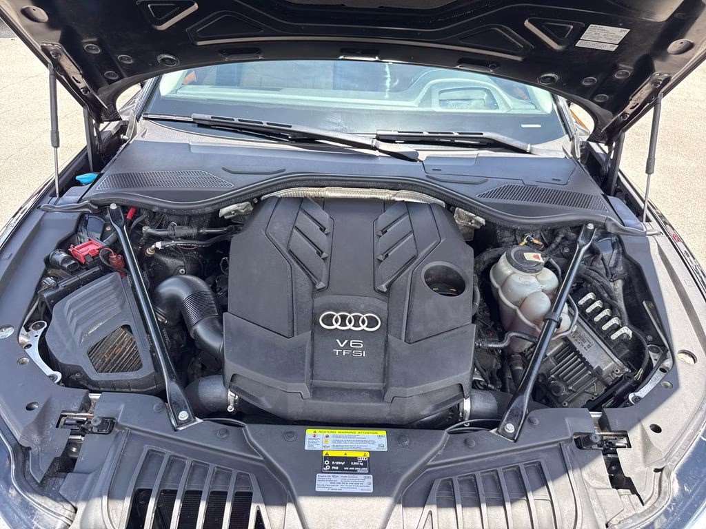 2019 Mythos Black Metallic Audi A8 L 55 AWD Sedan