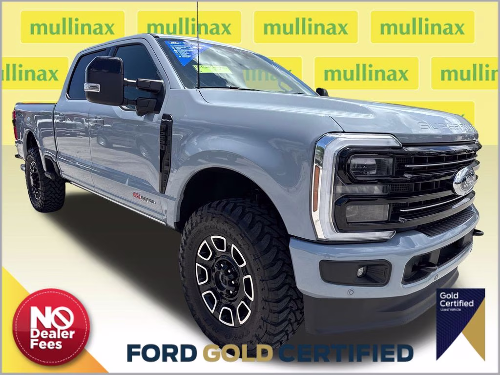 2025 Glacier Gray Metallic Tri-Coat Ford Super Duty F-250 SRW Platinum 4X4 Truck