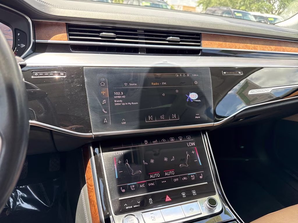 2019 Mythos Black Metallic Audi A8 L 55 AWD Sedan