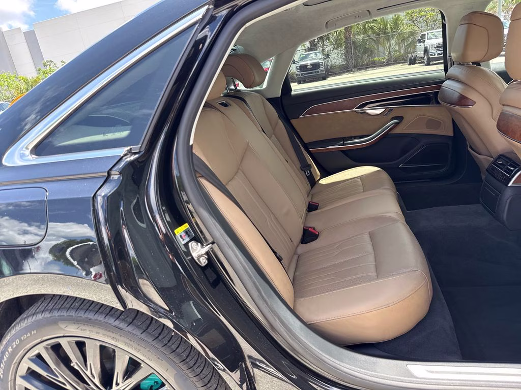 2019 Mythos Black Metallic Audi A8 L 55 AWD Sedan