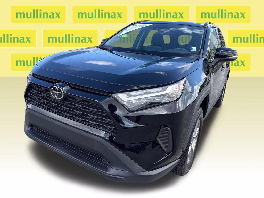 2022 Midnight Black Metallic Toyota RAV4 XLE FWD SUV