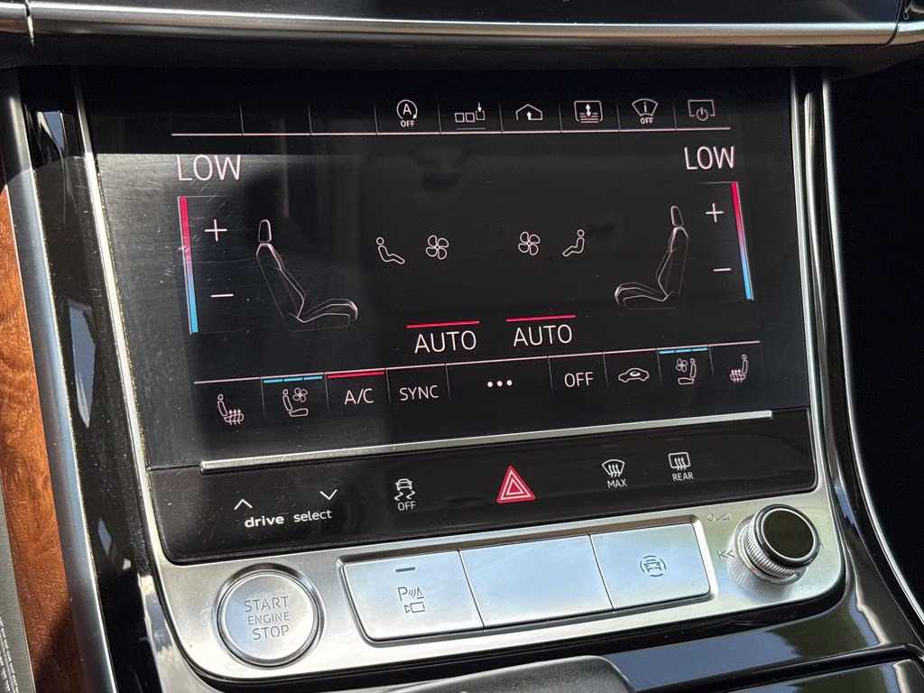 2019 Mythos Black Metallic Audi A8 L 55 AWD Sedan