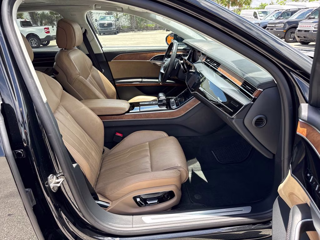 2019 Mythos Black Metallic Audi A8 L 55 AWD Sedan