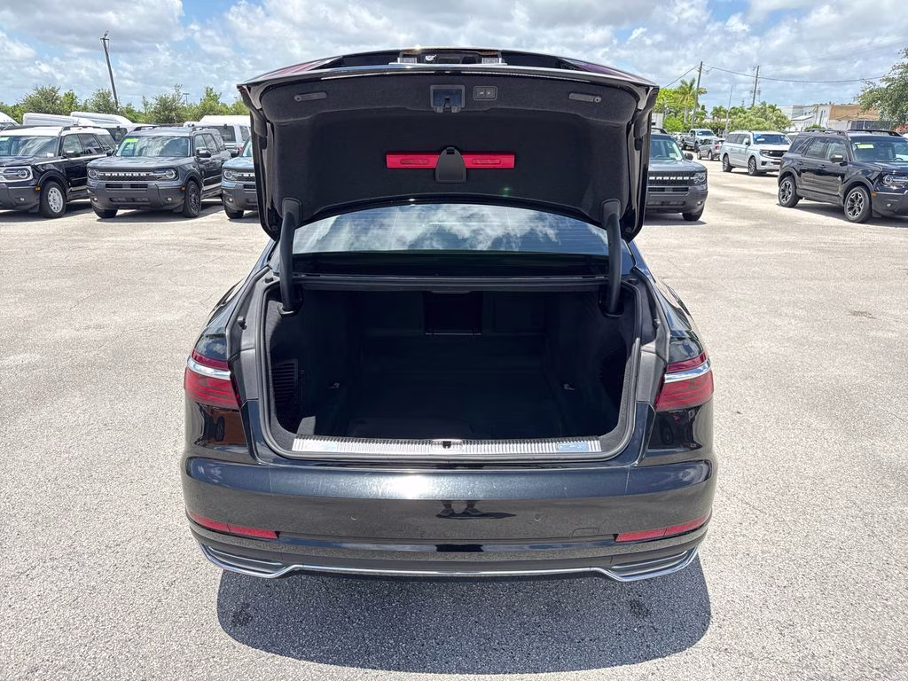 2019 Mythos Black Metallic Audi A8 L 55 AWD Sedan