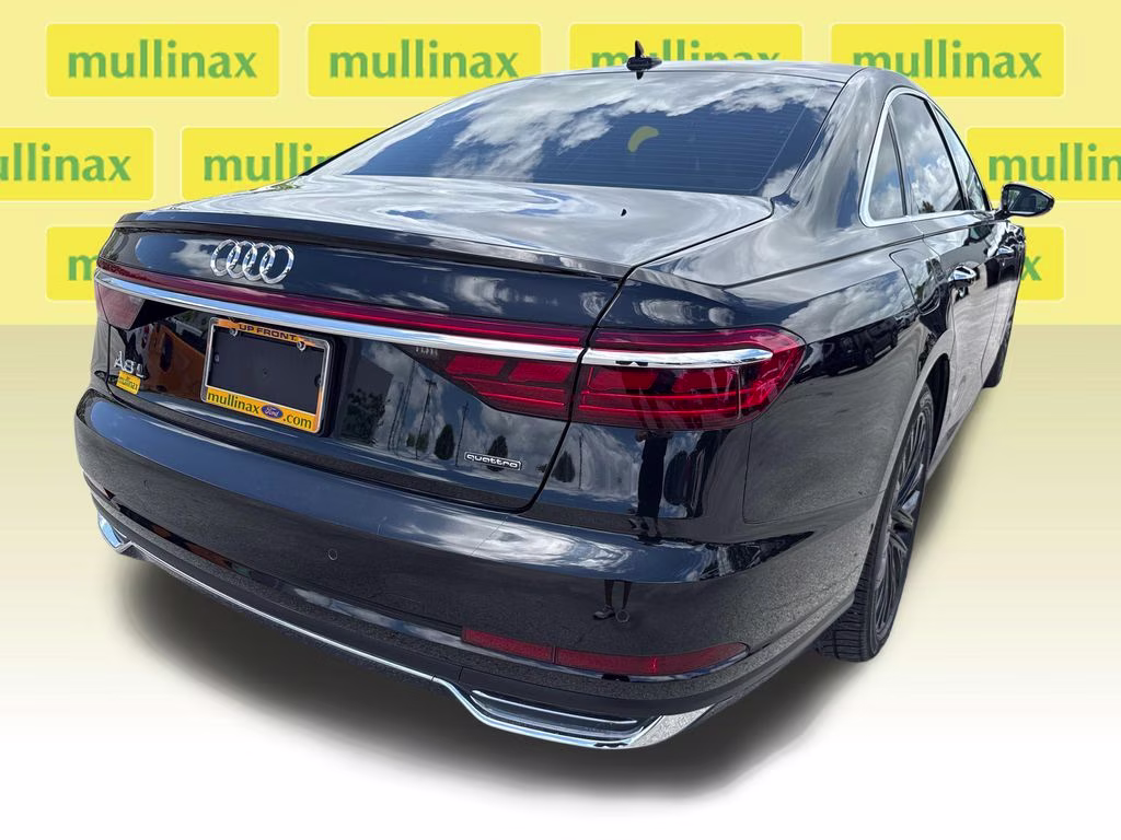 2019 Mythos Black Metallic Audi A8 L 55 AWD Sedan