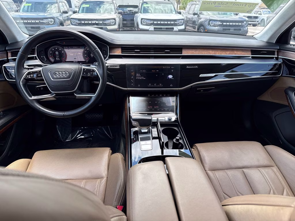 2019 Mythos Black Metallic Audi A8 L 55 AWD Sedan