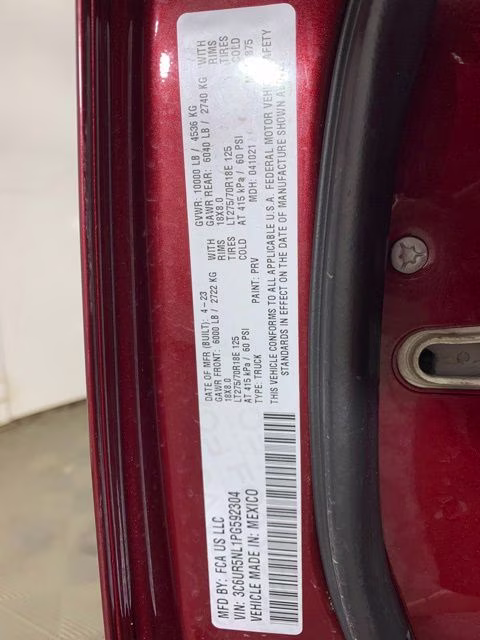 2023 Delmonico Red Pearlcoat Ram 2500 Laramie 4X4 Truck