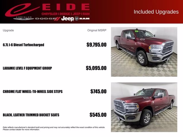 2023 Delmonico Red Pearlcoat Ram 2500 Laramie 4X4 Truck