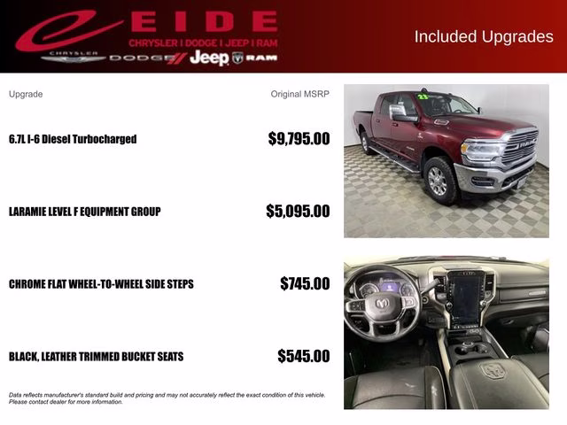 2023 Delmonico Red Pearlcoat Ram 2500 Laramie 4X4 Truck