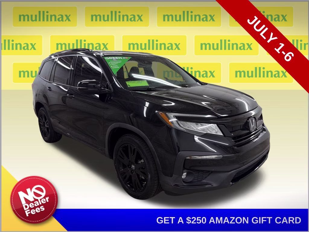 2022 Crystal Black Pearl Honda Pilot Black Edition AWD SUV