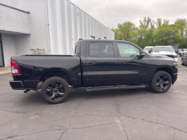 2019 Diamond Black Crystal Pearlcoat Ram 1500 Big Horn 4X4 Truck