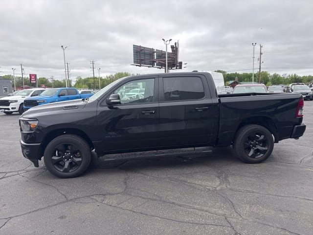 2019 Diamond Black Crystal Pearlcoat Ram 1500 Big Horn 4X4 Truck