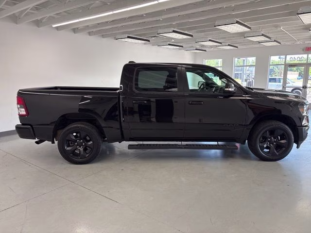 2019 Diamond Black Crystal Pearlcoat Ram 1500 Big Horn 4X4 Truck