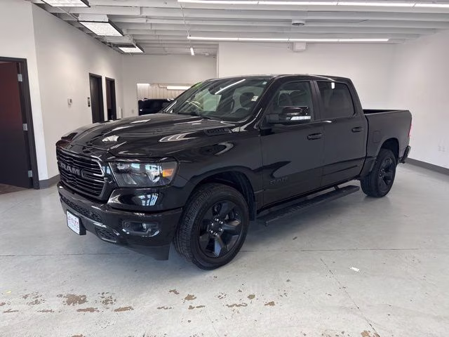 2019 Diamond Black Crystal Pearlcoat Ram 1500 Big Horn 4X4 Truck