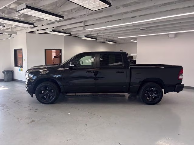 2019 Diamond Black Crystal Pearlcoat Ram 1500 Big Horn 4X4 Truck
