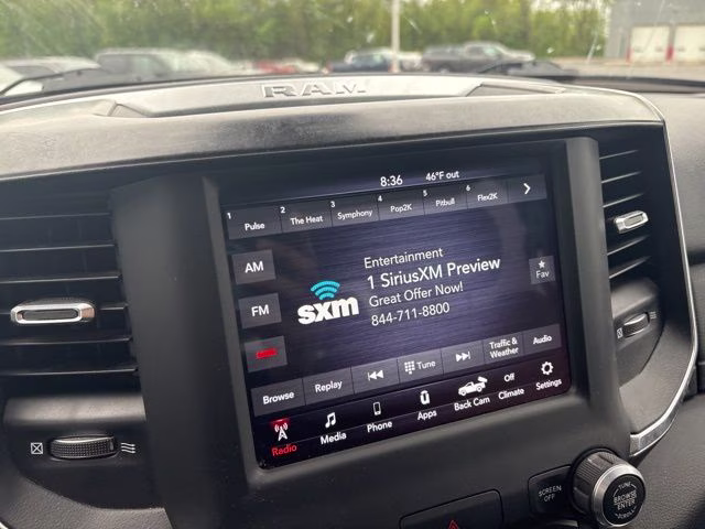 2019 Diamond Black Crystal Pearlcoat Ram 1500 Big Horn 4X4 Truck