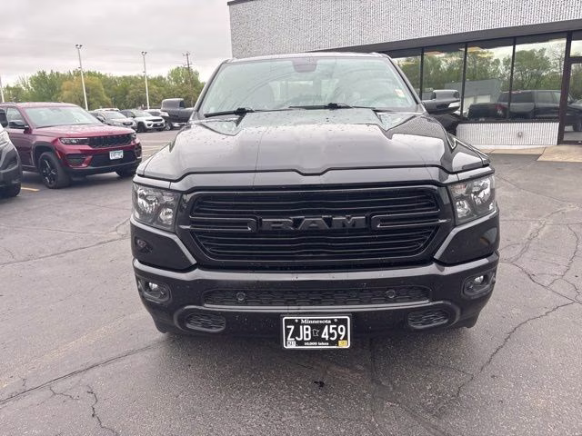 2019 Diamond Black Crystal Pearlcoat Ram 1500 Big Horn 4X4 Truck