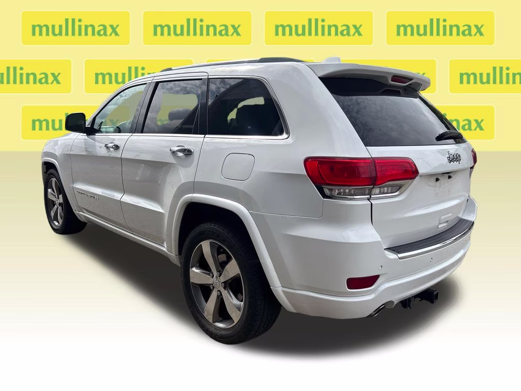 2014 Bright White Clearcoat Jeep Grand Cherokee Overland RWD SUV