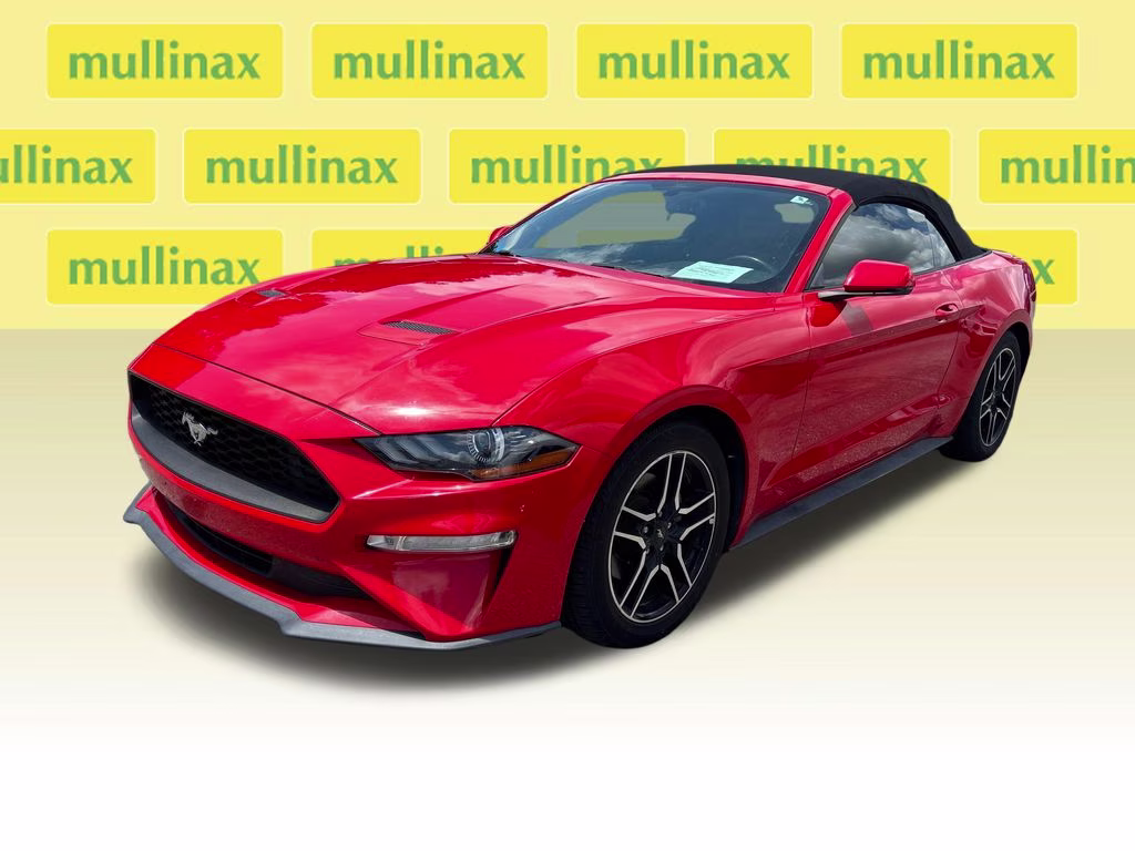 2019 Race Red Ford Mustang EcoBoost Premium RWD Convertible